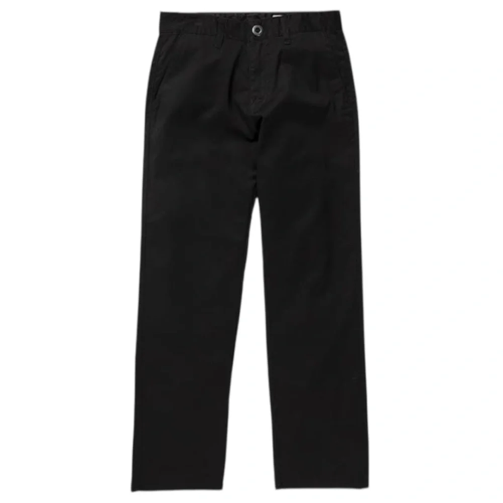 Volcom Frickin Modern Straight Chinos Black 14Y Youth Slim Straight Pants NWT